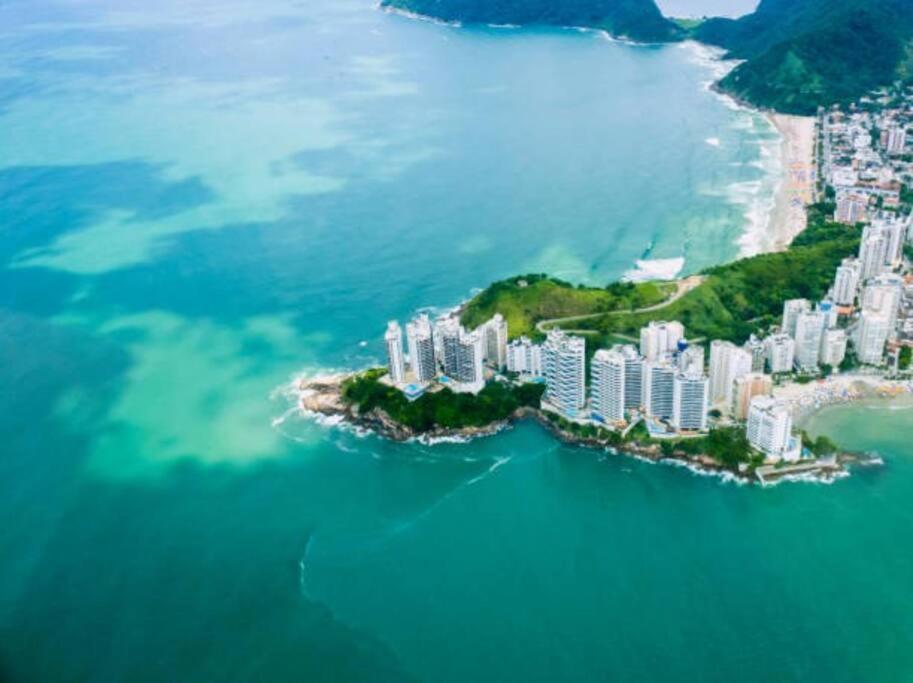 Comfort Guaruja Enseada Apartment 26 Wifi, Garagem E Ar Condicionado Luaran gambar